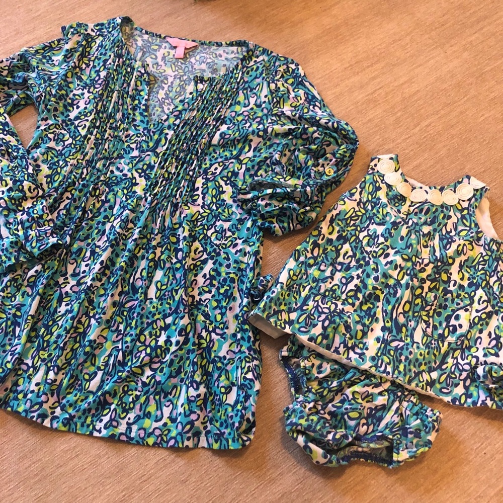 Lilly Pulitzer mommy and me set
